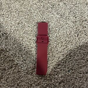 Silicone Wristband Strap in Deep Red